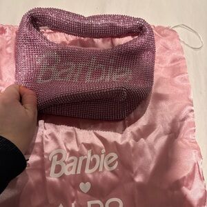 Barbie Pink Crystal Mesh Mini Purse